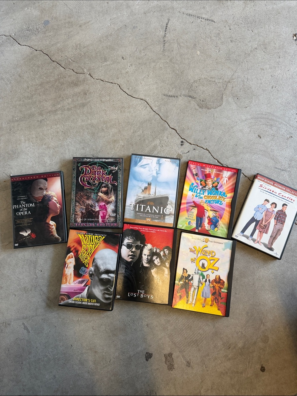 8 Assorted Classic Movie DVD Lot -Multiple Titles